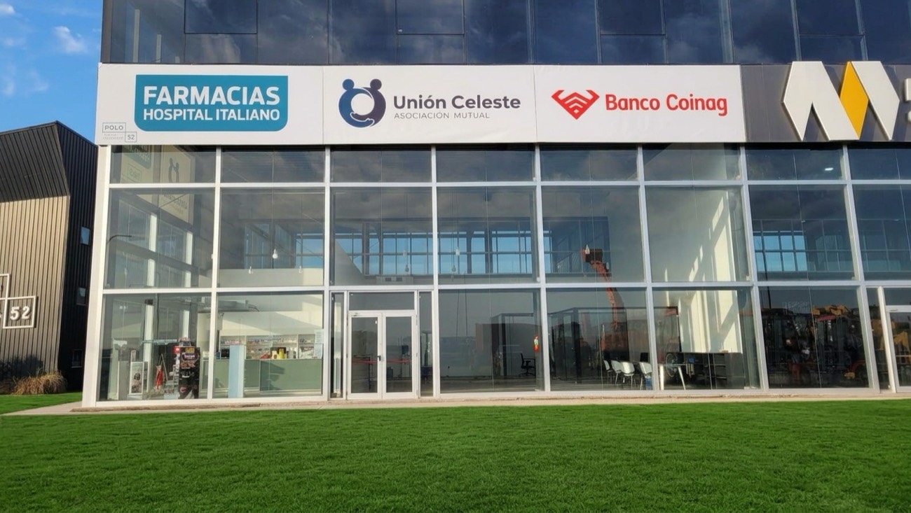 Edificio de Asociación Mutual Unión Celeste en el Parque Industrial Polo 52, Córdoba